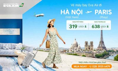 Vé máy bay từ Hà Nội đi Paris