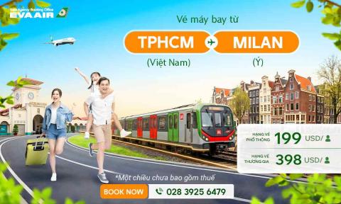 Vé máy bay từ TPHCM đi Milan