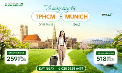 Vé máy bay từ TPHCM đi Munich