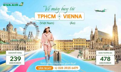 Vé máy bay từ TPHCM đi Vienna