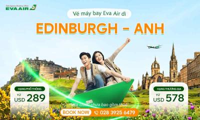 Vé máy bay EVA Air giá rẻ đi Edinburgh – Anh