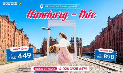 Vé máy bay EVA Air giá rẻ đi Hamburg - Đức