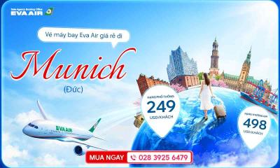 Vé máy bay EVA Air giá rẻ đi Munich - Đức