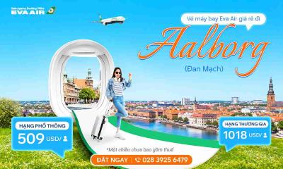 Vé máy bay giá rẻ đi Aalborg hãng EVA Air