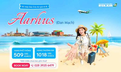 Vé máy bay giá rẻ đi Aarhus hãng EVA Air