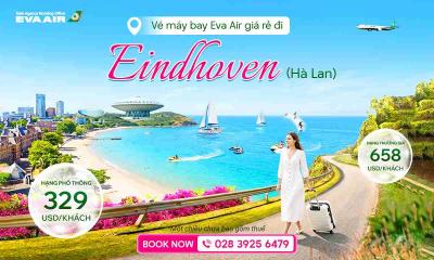 Vé máy bay giá rẻ đi Eindhoven hãng EVA Air