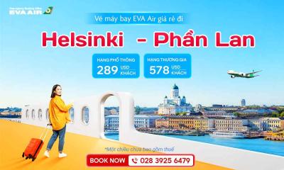 Vé máy bay giá rẻ đi Helsinki hãng EVA Air
