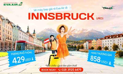 Vé máy bay giá rẻ đi Innsbruck hãng EVA Air