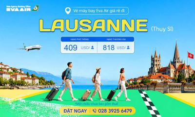 Vé máy bay giá rẻ đi Lausanne hãng EVA Air