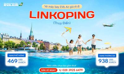 Vé máy bay giá rẻ đi Linkoping hãng EVA Air