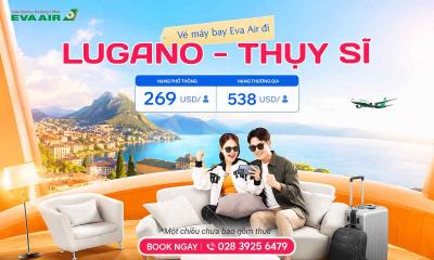 Vé máy bay giá rẻ đi Lugano hãng EVA Air