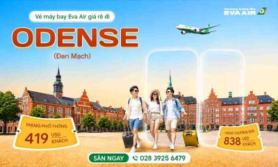 Vé máy bay giá rẻ đi Odense hãng EVA Air