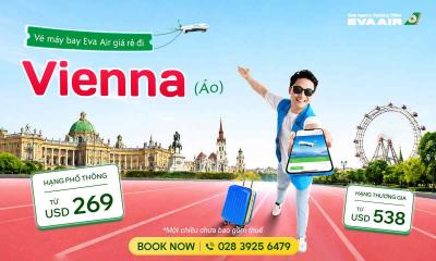 Vé máy bay giá rẻ đi Vienna hãng EVA Air