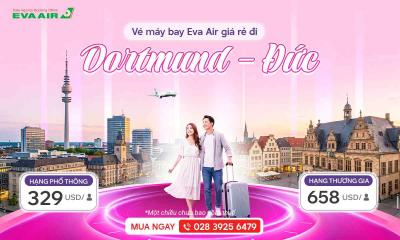 Vé máy bay EVA Air giá rẻ đi Dortmund - Đức