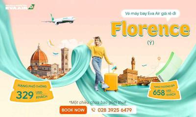 Vé máy bay EVA Air giá rẻ đi Florence – Ý