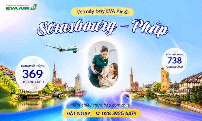 Vé máy bay EVA Air giá rẻ đi Strasbourg – Pháp