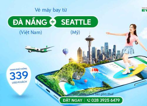Vé máy bay từ Đà Nẵng đi Seattle