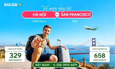 Vé máy bay từ Hà Nội đi San Francisco