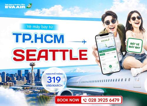 Vé máy bay từ TPHCM đi Seattle
