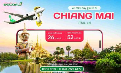 Vé máy bay đi Chiang Mai giá rẻ