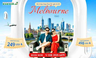 Vé máy bay giá rẻ đi Melbourne hãng EVA Air