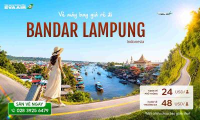 Vé máy bay EVA Air đi Bandar Lampung giá rẻ