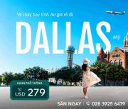 Vé máy bay đi Dallas (DFW) - Rẻ hơn nhờ đường bay mới