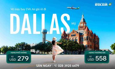 Vé máy bay đi Dallas (DFW) - Rẻ hơn nhờ đường bay mới