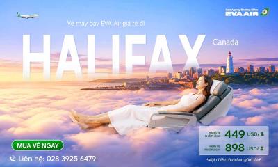 Vé máy bay đi Halifax giá rẻ