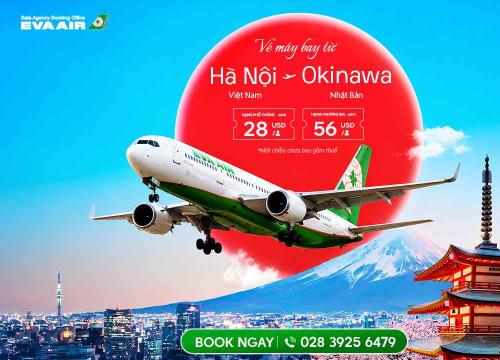 Vé máy bay từ Hà Nội đi Okinawa