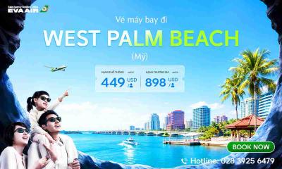 Vé máy bay đi West Palm Beach EVA Air