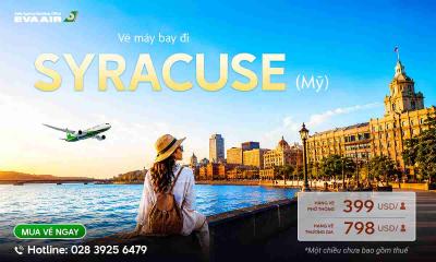 Vé máy bay đi Syracuse EVA Air